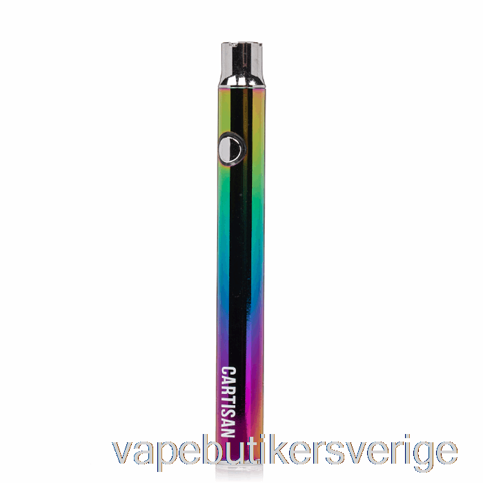 Vape Sverige Cartisan Button Vv 400 510 Batteri Regnbåge